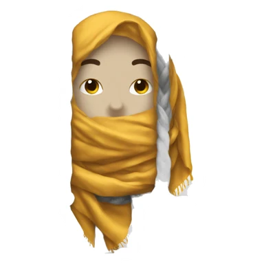 Scarf in The cage sticker