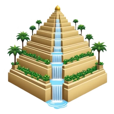 hanging gardens of babylon sticker