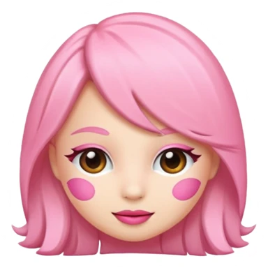 Cute pink coquette emojis sticker