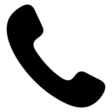solid filled telephone icon sticker
