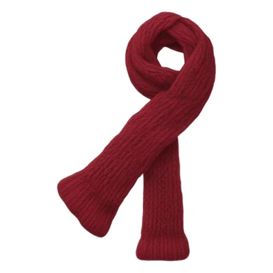 Scarf knit sticker