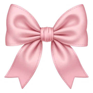 artsy bow delicate pastel pink colour sticker