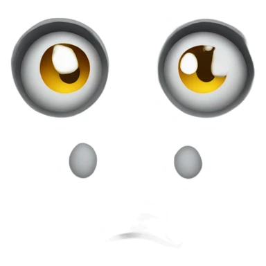 sad snowman head only sticker