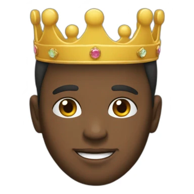 Garçon avec une couronne sticker