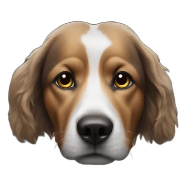 Chien dans l'espace sticker