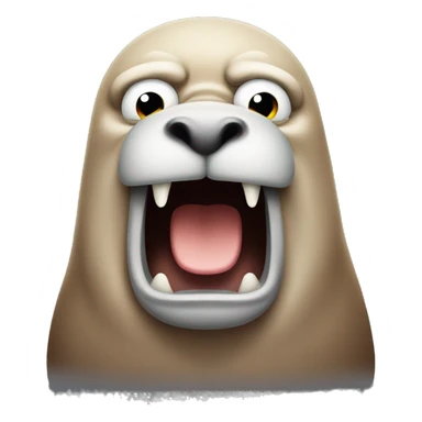 Angry walrus  sticker