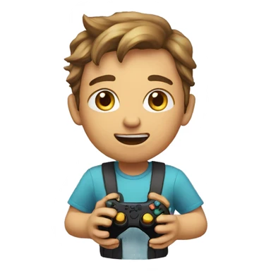 Future tech Gamer amazed sticker