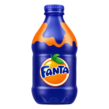Fanta bottle sticker