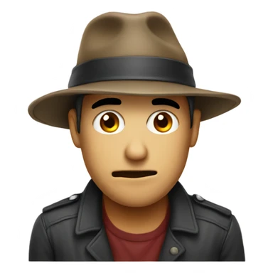 Bore with a hat sticker