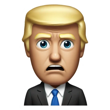 Trump furious sticker