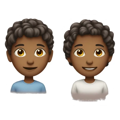 Siblings. Two boys one girl.  sticker