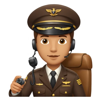 business manpilot riding plane sticker