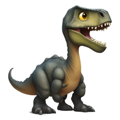 a dinosaur with a sombero sticker