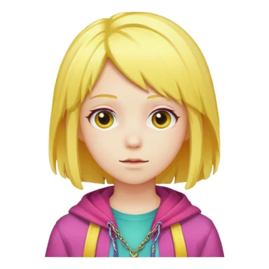 yellow Astolfo sticker