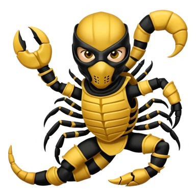 scorpion mortal kombat sticker