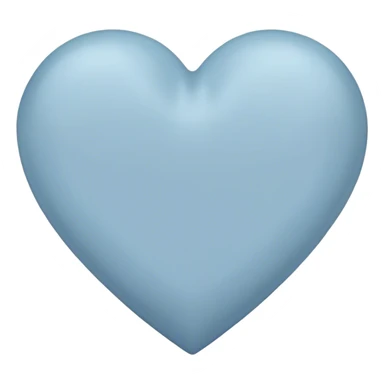 muted blue heart emoji sticker