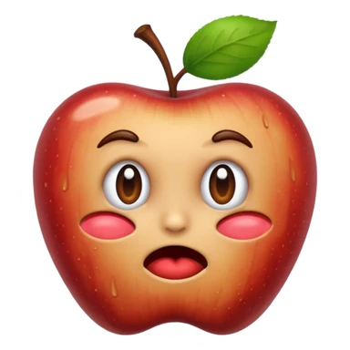 Spoiled apple sticker