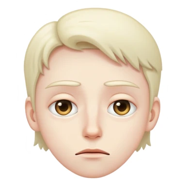 poor aura, tired eyes sticker