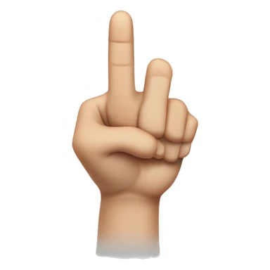 backhand index finger sticker