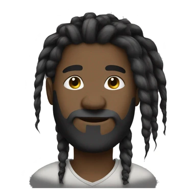 nonchallant dreadhead really black sticker