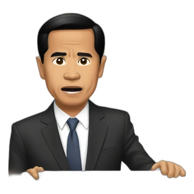 Jokowi slay sticker