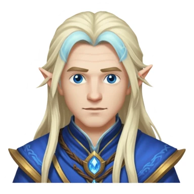 Male Mage World of Warcraft sticker