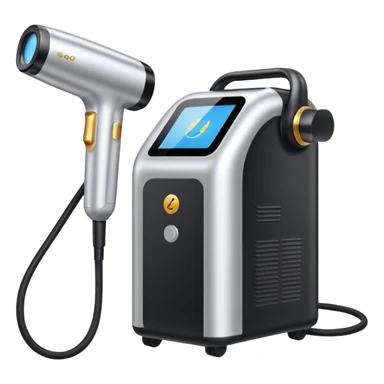 máquina de depilación láser sticker
