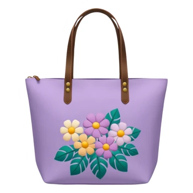 light purple tote bag sticker