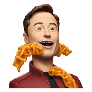 elon musk esting takis sticker