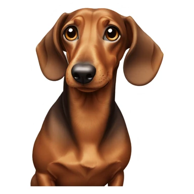 2 Dachshunds sticker