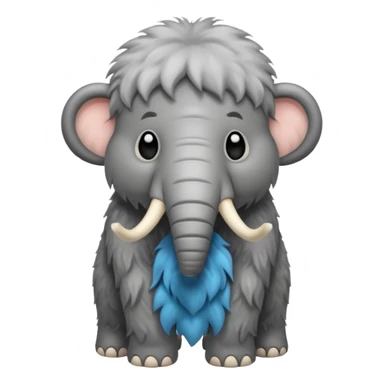 baby mammoth sticker