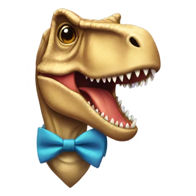 T-rex with bowtie sticker