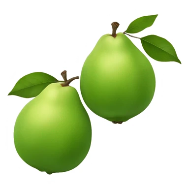 Two guava’s standing  sticker