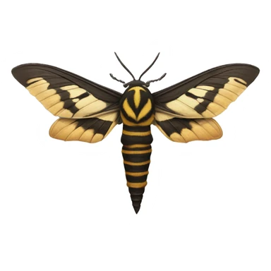 death heads hawk moth sticker