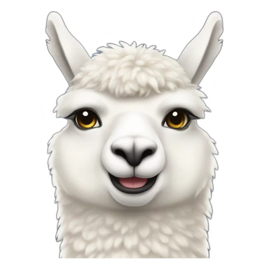 White alpaca from mafia with jojo style sticker