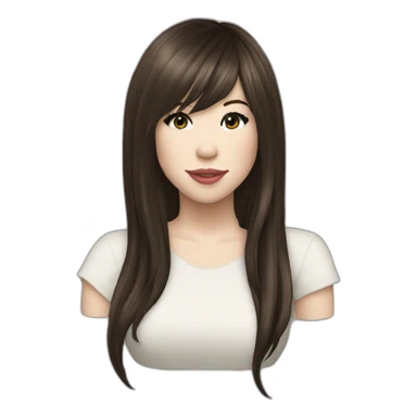 Carly Rae jepsen long hair sticker