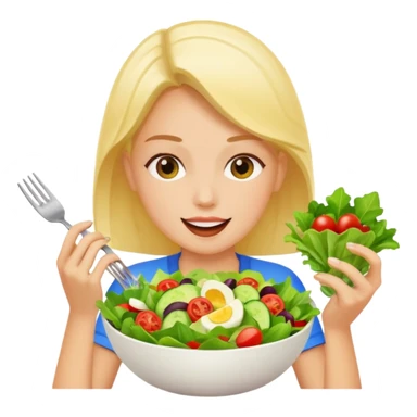 eating healthy sticker