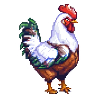 a chicken sticker
