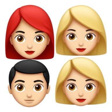 Uzun beyaz tenli toplu saçlı ela gözlü dolgun dudaklı kumral kız sticker