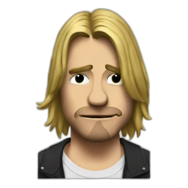 Curt Cobain smoke sticker