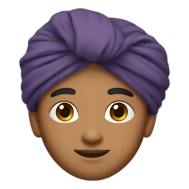 Turban boy sticker