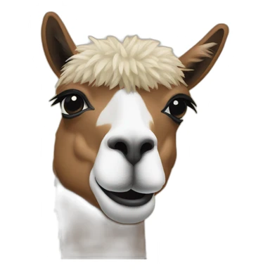 Lama pinhata sticker