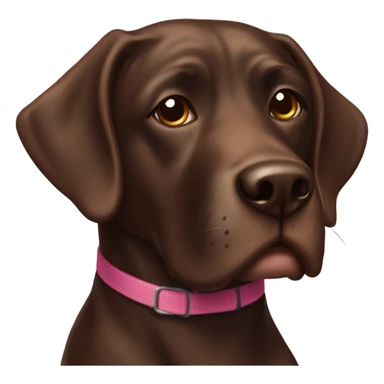 Dog school choc lab sticker