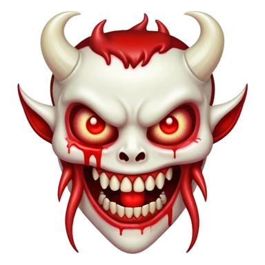 bloody tooth (no face) demon sticker