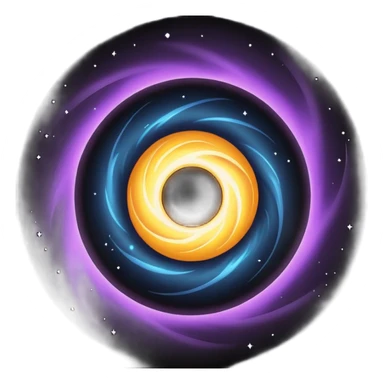Black hole sticker