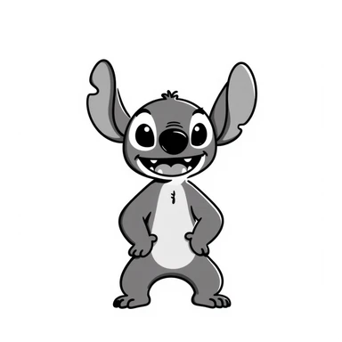 stitch from lilo & stitch sticker