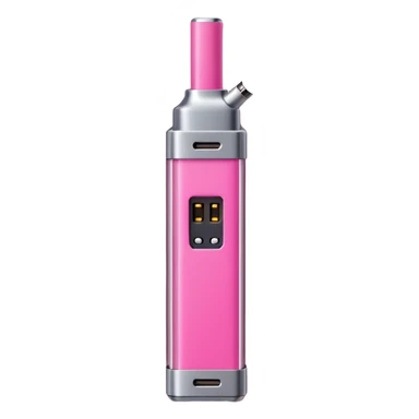 A pink vape shaped like an iget bar sticker