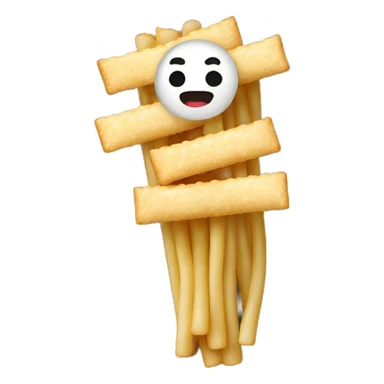  noodle with white cracker sticker