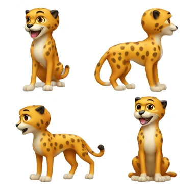 Chester cheetah  sticker