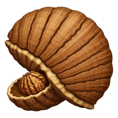 Walnut emoji. Just a walnut. sticker
